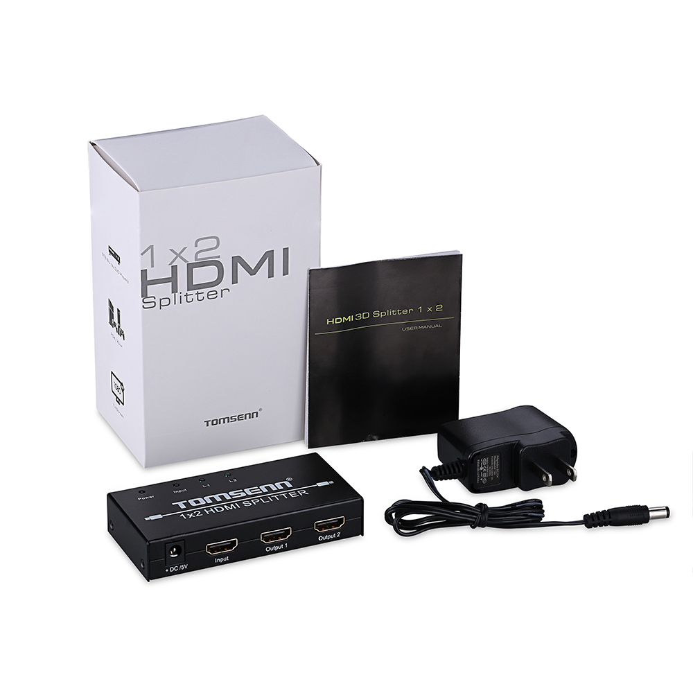 4K*2K High quality Wholesale 1X2 hdmi Splitter 1 in 2 Out hdmi